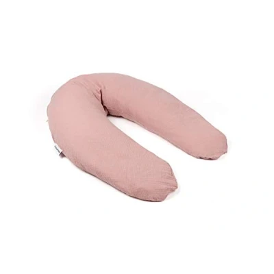 Abbildung von Doomoo Still &amp; Schwangerschaftskissen Comfy Big 190cm inkl. Bezug aus Tetra Bio Baumwolle, mit feiner EPS Mikroperlenfüllung, Oeko TEX® Standard 100, Pink
