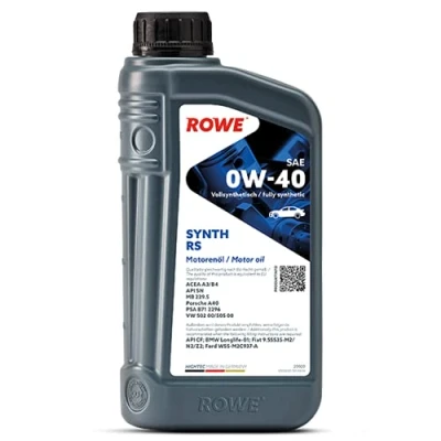 Abbildung von ROWE 1 Liter HIGHTEC SYNTH RS SAE 0W 40 Motorenöl PKW Motoröl
