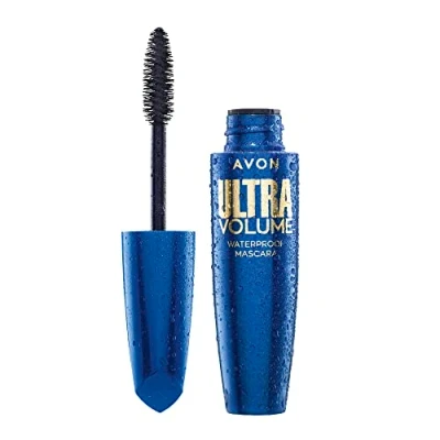 Abbildung von Avon Ultra Volume Mascara Wasserfester 1,4g Voluminöse Wimpern, langanhaltend Blackest Black