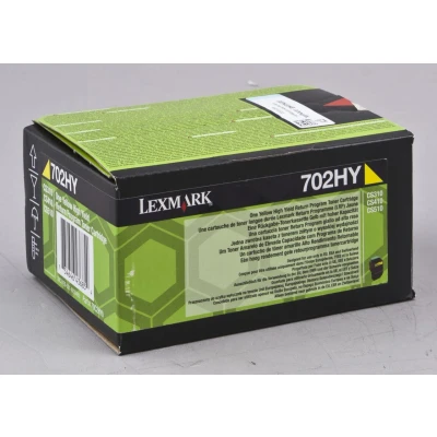 Abbildung von Lexmark 70C2HY0 (702HY) Gelb Toner Hohe Kapazität
