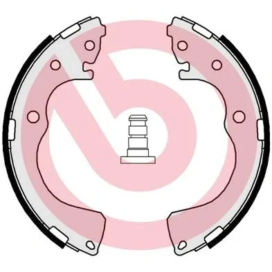 Abbildung von BREMBO S 49 525 Bremsbacken 254 52 MAZDA: MPV 2