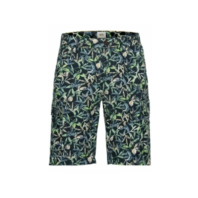 Abbildung von camel active MIT Alloverprint Shorts, Herren, Größe: 42, Night blue