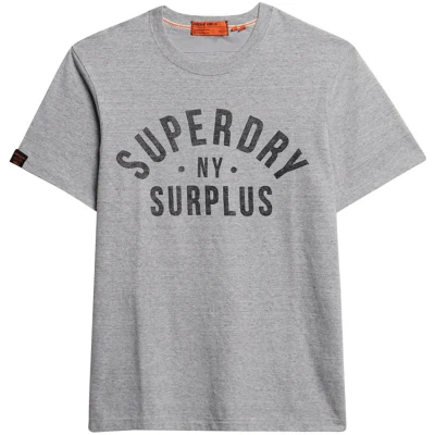 Abbildung von Superdry Graphic Tshirt print, Herren, Größe: Large, Surplus grey grindle