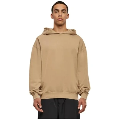Abbildung von Build Your Brand Herren BY191 Acid Washed Oversized Hoody Kapuzenpullover, unionbeige, L