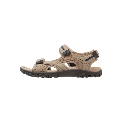 Abbildung von Geox Herren U Sandal Strada D Riemchensandalen, Beige Sand Navy, 42 EU