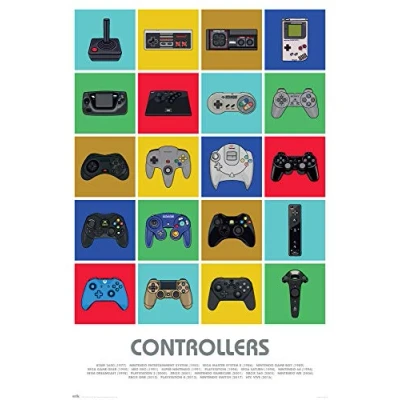 Abbildung von Grupo Erik Controllers Poster Kunstdruck Deko Wohnzimmer oder Schlafzimmer Zimmer Größe : 61 x 91 Offizielle Lizenz