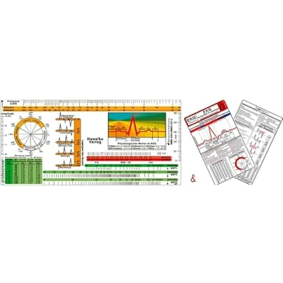 Abbildung von EKG Lineal professional II inkl. Lagetypen, Lagekreis, Periodendauer