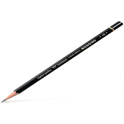 Abbildung von Tombow Bleistift MONO 100 sechseckig, Mine 2 mm, bruchsicher, 4B