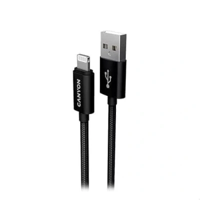 Abbildung von CANYON Geflochtenes Lightning Kabel auf USB (A) 2.0, 1 m BK