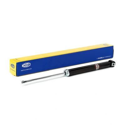 Abbildung von MAGNETI MARELLI 351116070000 Stoßdämpfer Hinterachse Gasdruck Zweirohr Dämpfermodul unten Auge, oben Stift BMW: 3 Touring, Limousine, Coupe