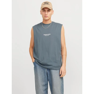 Abbildung von Jack &amp; Jones Jorvesterbro Sleeveless Top, Herren, Größe: Medium, Stormy weather