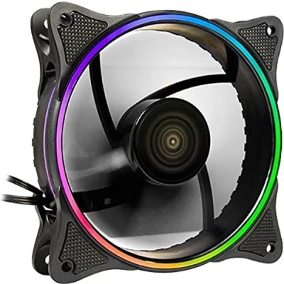 Abbildung von Inter Tech RGB Zusatzlüfter schwarz für X 908/X 608, 120mm