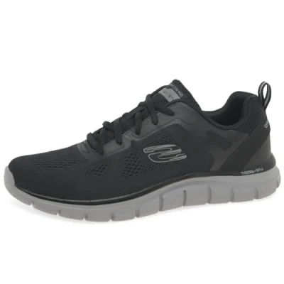 Abbildung von Skechers Sport Track Sneaker low black/charcoal, Herren, Größe: 48.5, Black/charcoal Schuhe