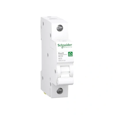 Abbildung von Schneider Electric R9F23125 Leitungsschutzschalter Resi9 1P, 25A, B Charakteristik, 6kA