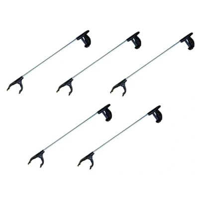 Abbildung von Provance 5 Stück Greifzange für Senioren Müllzange Kinder Müllgreifer Zange Greifer Müll Gripzange Müllsammelzange Greifhilfe Gripper Alu 76 cm