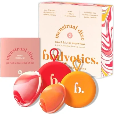 Abbildung von Bodyotics Intimpflege Wiederverwendbares Menstruationstassen Set