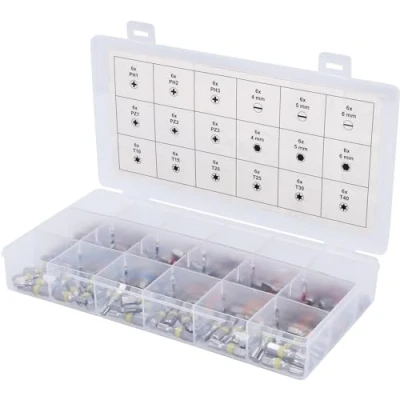 Abbildung von KS TOOLS 918.3108 Schrauberbit Satz Kunststoffkassette 108