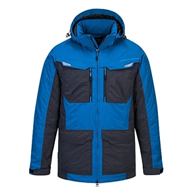 Abbildung von Portwest WX3 Winterjacke für Männer, Farbe: Persischblau, Größe: L, T740PBRL