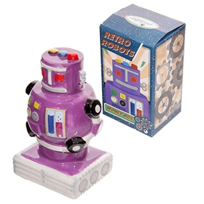 Abbildung von Puckator Spardose Roboter lila