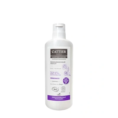 Abbildung von Cattier Reinigungsschaum für Gesicht mit Bio Rosenwasser, Naturkosmetik, 150 ml