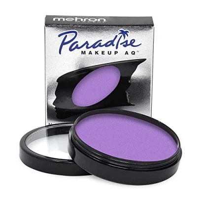 Abbildung von Mehron Paradise Make up AQ Pro Size Perfekt für Bühnen und Bildschirmvorführungen, Spezialeffekte, Cosplay Halloween Wasseraktiviertes Gesichts Körperfarben 40 g Purple