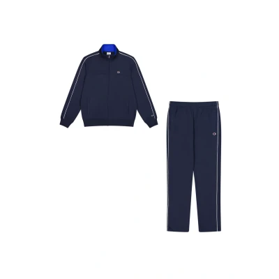 Abbildung von Champion FULL ZIP WITH LOGO SET Trainingsanzug, Herren, Größe: Small, nny wht bai