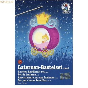 Abbildung von URSUS Papierlaterne Laternen Bastelset 9 Cinderella