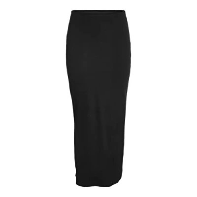 Abbildung von Noisy May Curve Nmmaya Ankle Length Skirt Maxirock, Damen, Größe: 50, Black