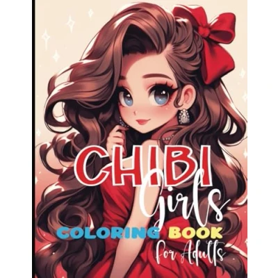 Abbildung von CHIBI GIRLS Coloring BOOK for ADULTS: 60+ Adorable Anime Inspired Designs Relaxation and Creative Fun (ANIME Books)