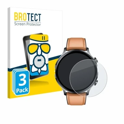 Abbildung von BROTECT Entspiegelungs Schutzglas für NONGAMX Smartwatch 1.39&quot; (3 Stück) Schutz Folie Panzerfolie Glas Matt [Extrem Kratzfest 9H, Anti Reflex]