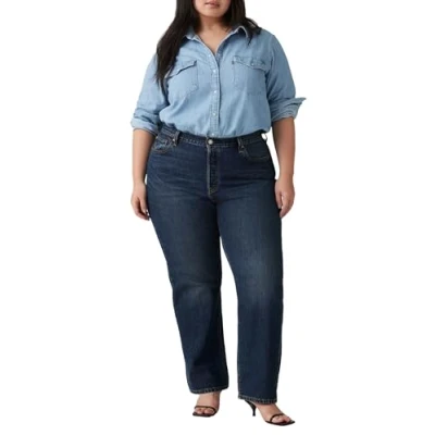 Abbildung von Levi&#039;s Plus 501 FOR Women Jeans Straight Leg, Damen, Größe: 50x32, Same intent