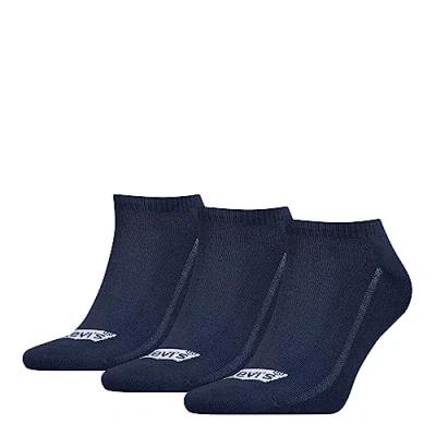 Abbildung von Levi&#039;s Sneaker Socken Unisex 3er Pack, Grau, 39/42
