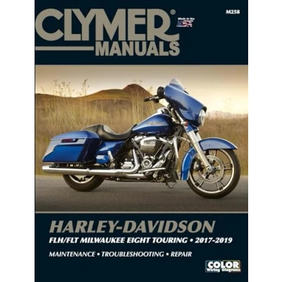 Abbildung von Clymer Harley Davidson FLH/FLT Milwaukee Eight Touring 2017 2019 Repair Manual