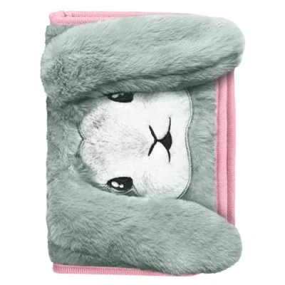Abbildung von Baagl Bunny Federmäppchen für Kinder, Größe: One Size, Grau