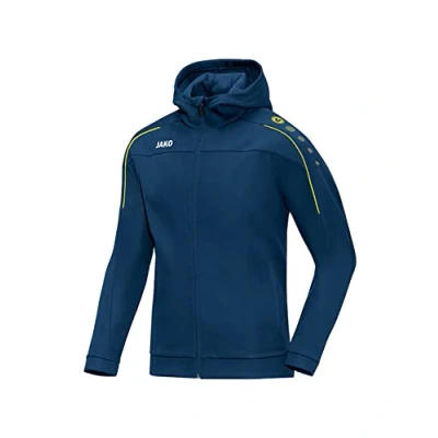 Abbildung von JAKO Damen Kapuzenjacke Classico, nightblue/citro, 46, 6850