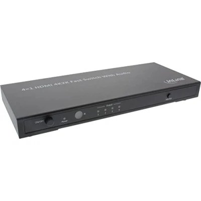 Abbildung von InLine 65017 HDMI 4K2K Switch, 4 fach, mit Audio