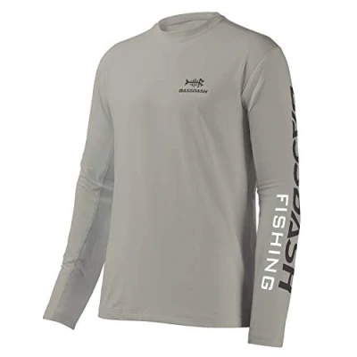 Abbildung von Bassdash Angeln T Shirt Fishing Langarm Wasser UPF 50+ Rashguard Angelbekleidung UV Sonnenschutz