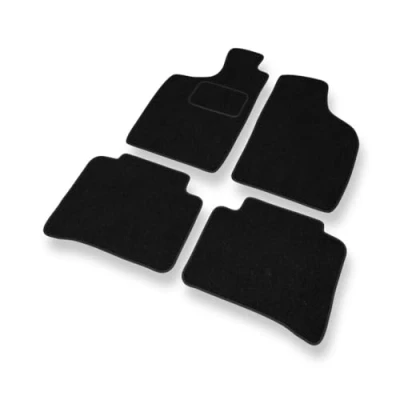 Abbildung von Mossa Fußmatten Auto kompatibel mit Nissan Navara D22 (1997 2005) schwarz Automatten Autoteppiche 1