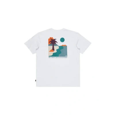 Abbildung von Billabong Sundown Tshirt print, Herren, Größe: Large, White