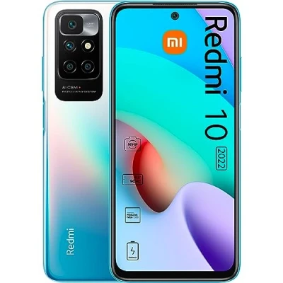 Abbildung von Xiaomi Redmi 10 2022 Smartphone, 6.5&quot; FHD+ DotDisplay, MediaTek Helio G88, AI Quad Kamera (4GB + 64GB, Sea Blue)