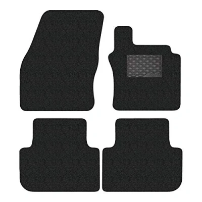 Abbildung von Nicoman Spaghetti Allwetter Automatten, passgenau für TIGUAN MK2 SUV 20162019 (komplettes Set 4 teilig, schwarz), 8 MM C1239 VW BK FU