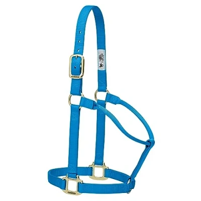 Abbildung von Weaver Leather Original Nylon Pferdehalfter Nicht verstellbar Yearling Hurricane Blue