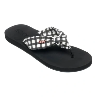 Abbildung von Roxy PAIA V Zehentrenner, Damen, Größe: 41, Black/white Textil/synthetik
