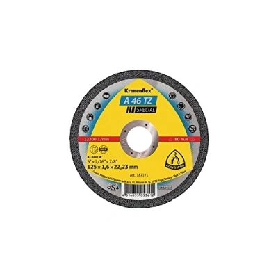 Abbildung von KLINGSPOR METALLSCHNEIDSCHICHT 125mm x 1,6mm 22,2mm A46 TZ Spezial