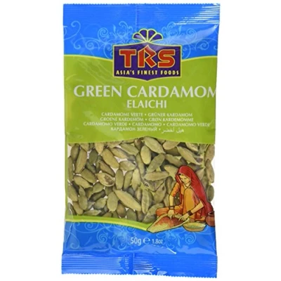 Abbildung von TRS Elaichi (grüner Kardamom, ganz) 20 x 50 g Asian Food Lovers