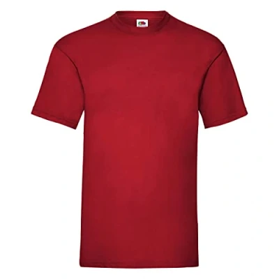Abbildung von Fruit of the Loom Herren Valueweight Short Sleeve T Shirt, Ziegelrot, M