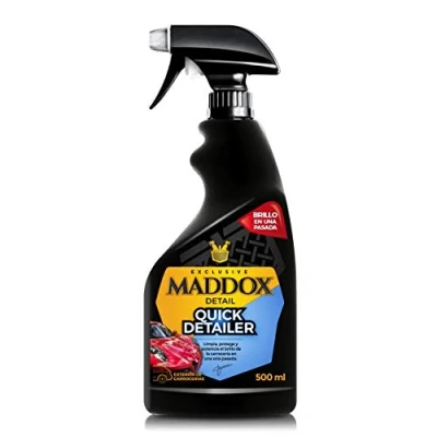 Abbildung von Maddox Detail Quick Detailer 500ml Autoshampoo mit Wachs Schnellwachs für Autos Autopolitur Glanz Schutz und Pflege Ihr Fahrzeug Ideal Keramikversiegelung Auto Shampoo Wax