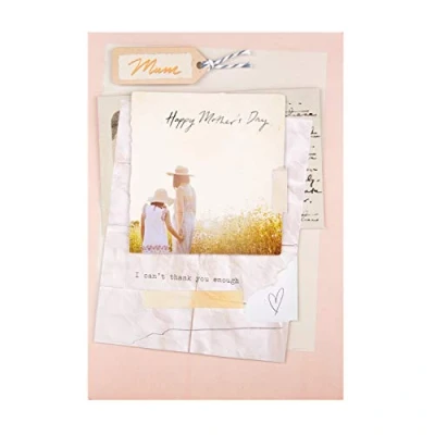 Abbildung von Hallmark Muttertagskarte für Mama Scrapbook Design