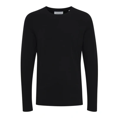 Abbildung von Casual Friday Cftheo Langarmshirt, Herren, Größe: Small, Anthracite black