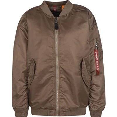 Abbildung von Alpha Industries MA1 CORE WMN Bomberjacke, Damen, Größe: M/L, Taupe